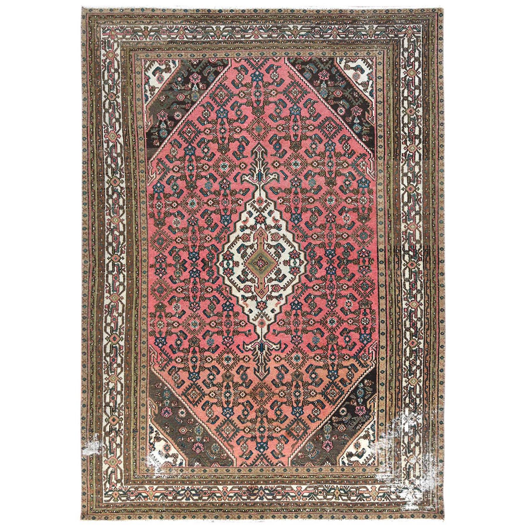 Overdyed & Vintage Rugs LUV730809